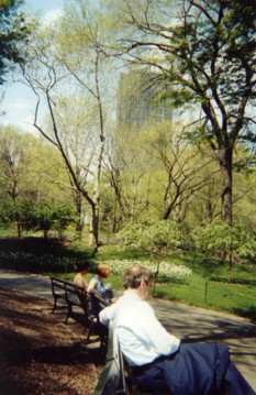 ニューヨーク、中央公園、２００２年４月